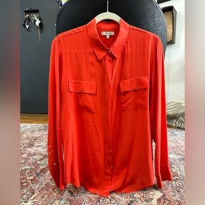 Madewell Silk Button Down